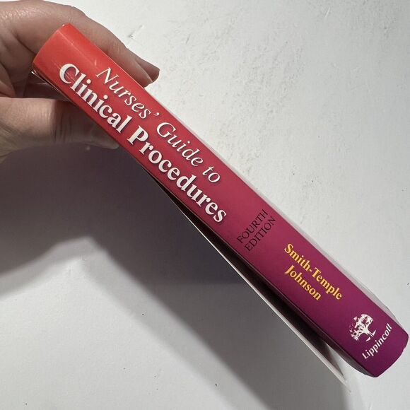 Nurses Guide to Clinical Procedures Paperback Spiral Bound Jean Smith Temple - Picture 7 of 9